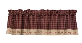 Sturbridge Live Lined Valance 60X14