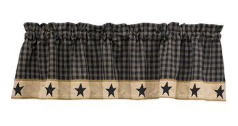 Sturbridge Star Lined Valance 60X14