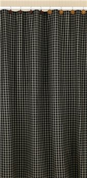 Sturbridge Shower Curtain 72X72 Black