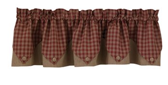 Sturbridge Point Valance 72X15-Wne