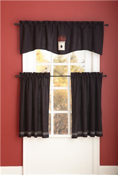 Berry Crock Lined Wave Valance