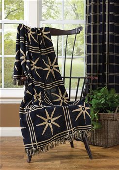 Windsor Star Throw Indigo