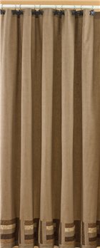 Shades Of Brown Shower Curtain 72X72