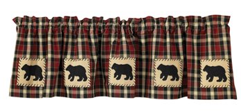 Concord Bear Lined Valance 60X14