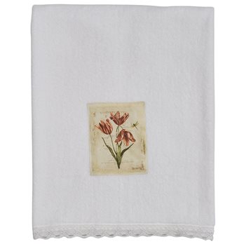 Antiquarian Blooms Bath Towel