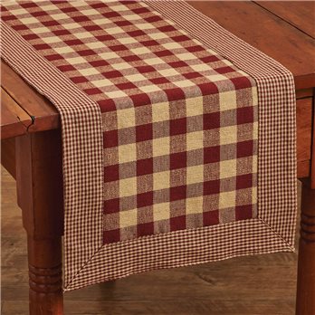 York Table Runner 13X36 - Wine