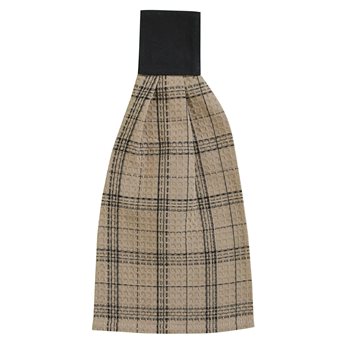 Fieldstone Plaid Handtowel Black