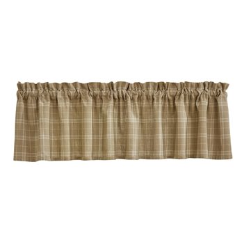 Fieldstone Plaid Valance 72X14 Ceam