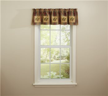 South River Lined Patch Valance