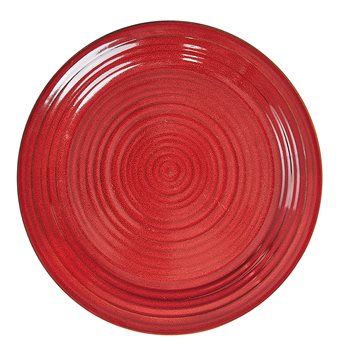 Aspen Dinner Plate 11" Red