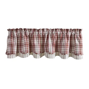 Homestyle Lined Layered Valance 72"X16"