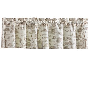 Down On The Farm Toile Valance 60"X14"