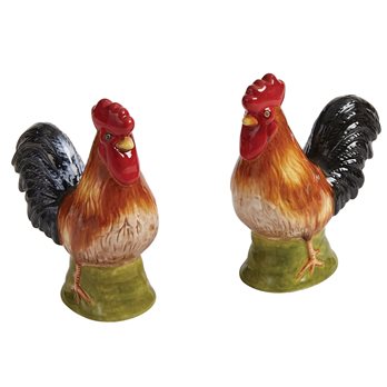 Break Of Day Rooster Salt And Pepper Set