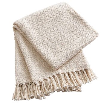 Double Weave Throw Natural