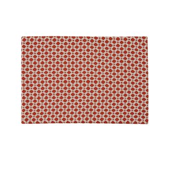 Open Weave Placemat Coral