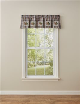 Pinecroft Lined Patch Valance 60X1