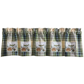 Troutman Lined Patch Valance 60" X 14"
