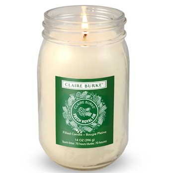 Claire Burke Fresh Royal Fir Filled Candle