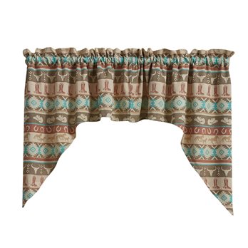 Ranch Jacquard Swags 72X36