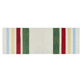 Camp Stripe Hooked Rug 2'X6'