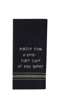 Advice From A Bear Dishtowel