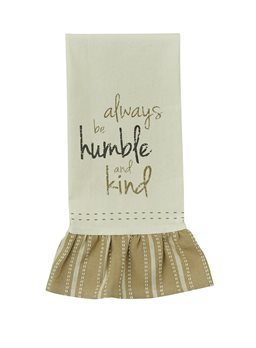 Always Be Hmbl Prnt Flr Sak Dishtowel