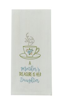 A Mother'S Treasure Emb Dishtowel