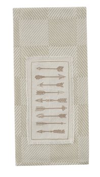 Arrow Patch Embroidered Dishtowel