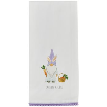 Carrots And Chill Decorative Dishtowel