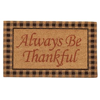 Always Be Thankful Doormat