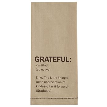 Grateful Printed Dishtowel