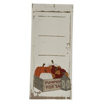 Crate And Pumpkins Printed/Embroidered Dishtowel