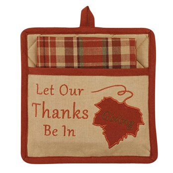 Thanks In Giving Pocket Potholder Set