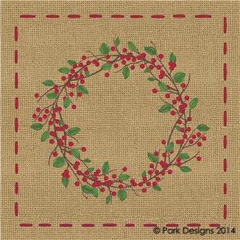 Burlap Berries Ppr Lunch Napkins