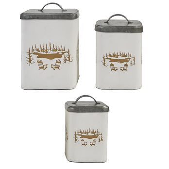 Adirondack Canisters Set of 3