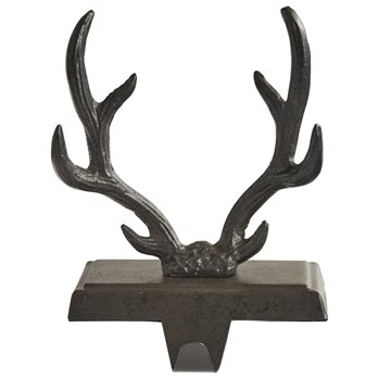 Antler Stocking Hanger - Iron