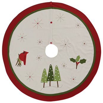 Christms Grnry Felt Tree Skrt