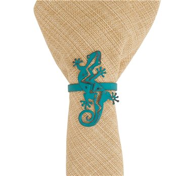 Gecko Napkin Ring - Turquoise