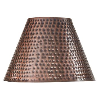 Hammered Copper Finish Lampshade 12"