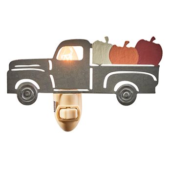 Truck With Pumpkins Night Light