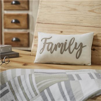 Finders Keepers Family Pillow 9.5x14