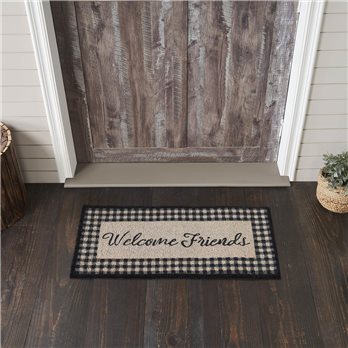 Finders Keepers Welcome Friends Coir Rug Rect 17x36