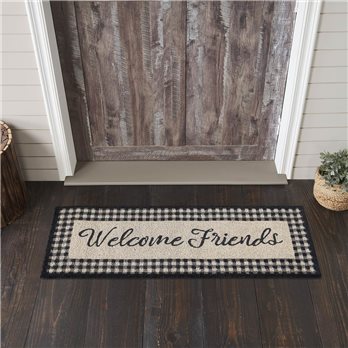 Finders Keepers Welcome Friends Coir Rug Rect 17x48