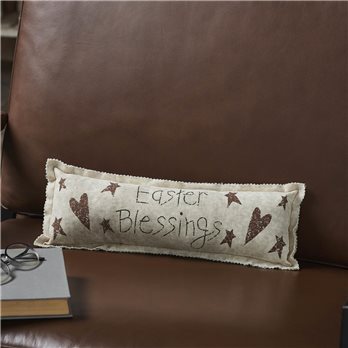 Spring In Bloom Easter Blessings Pillow 5x15