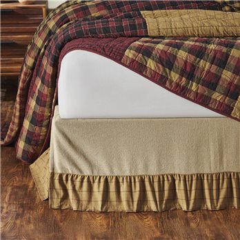Connell Ruffled Twin Bed Skirt 39x76x16