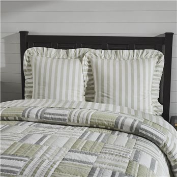 Finders Keepers Ruffled Fabric Euro Sham 26x26