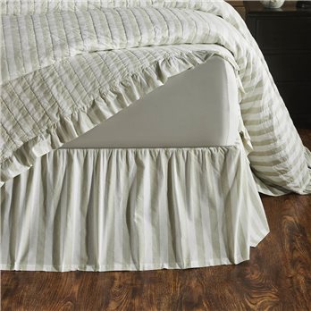 Finders Keepers Ruffled King Bed Skirt 78x80x16