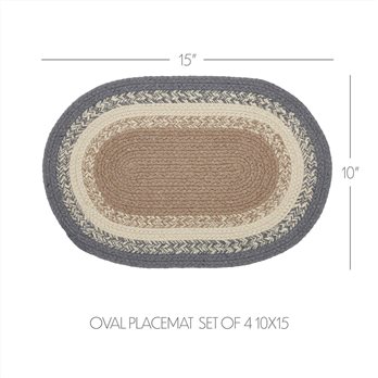 Finders Keepers Oval Placemat Set of 4 10x15