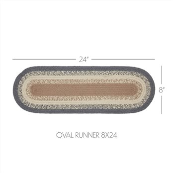 Finders Keepers Oval Runner 8x24