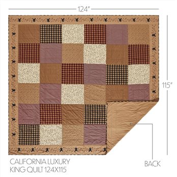 Pip Vinestar California/Luxury King Quilt 124Wx115L